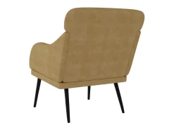 Clearance vidaxl Cadeira com apoio de braços 63x76x80 cm veludo Castanho