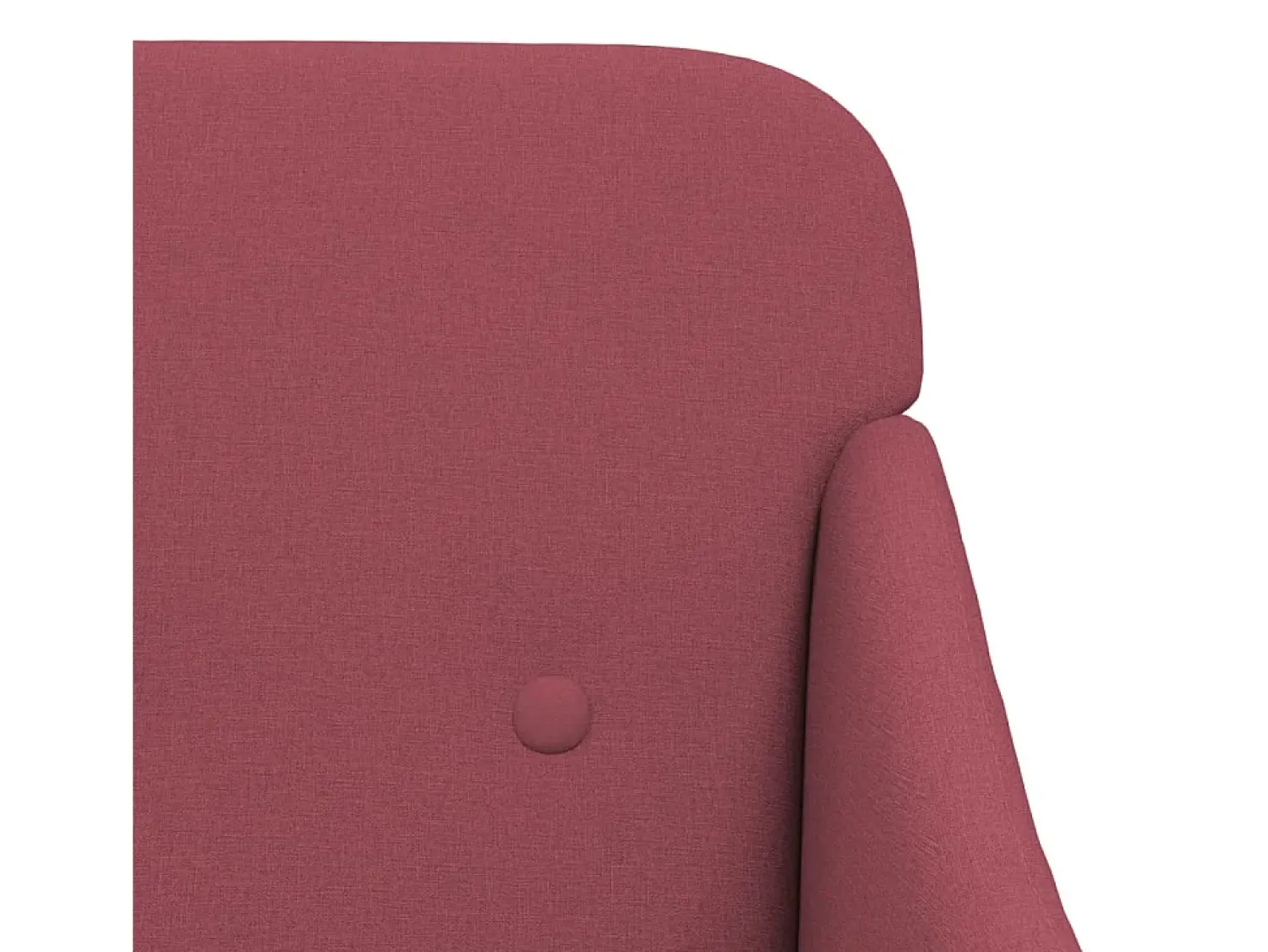 Poltrona|vidaxl Cadeira com apoio de braços 63x76x80 cm tecido tinto Vermelho