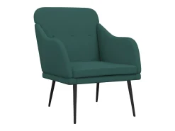 Cadeira com apoio de braços 63x76x80 cm tecido -escuro PT242040^ Poltrona