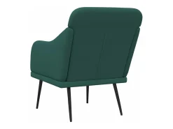 Cadeira com apoio de braços 63x76x80 cm tecido -escuro PT242040^ Poltrona