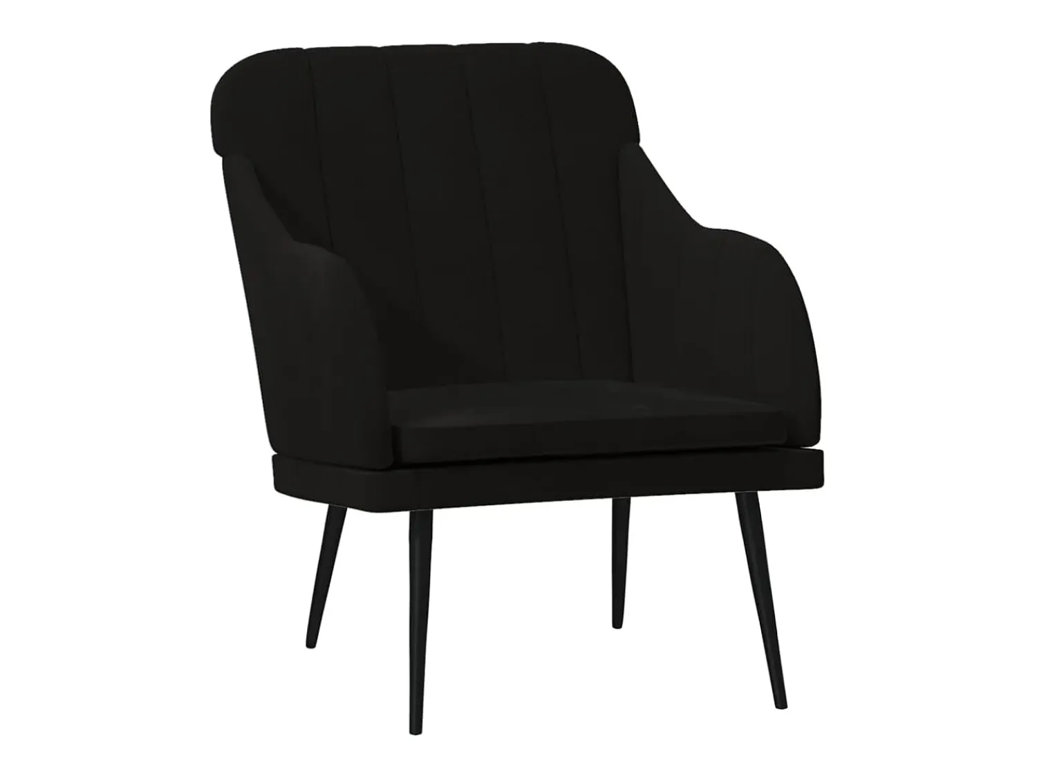 Cadeira com apoio de braços 63x76x80 cm veludo PT610088^ Poltrona