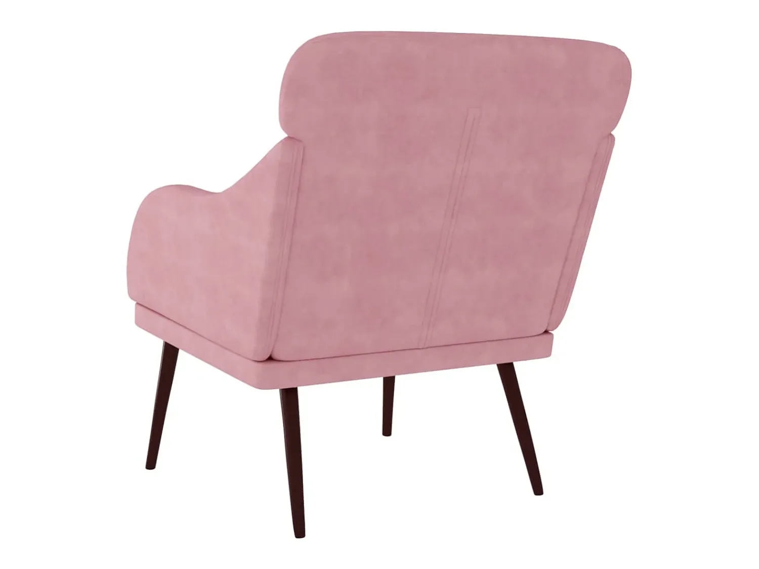 Hot Cadeira com apoio de braços 63x76x80 cm veludo PT622031 Rosa