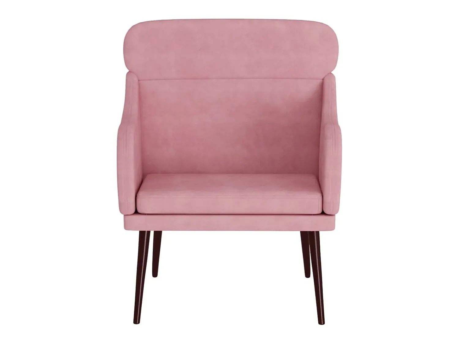 Hot Cadeira com apoio de braços 63x76x80 cm veludo PT622031 Rosa