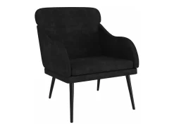 Cadeira com apoio de braços 63x76x80 cm veludo PT672425^ Poltrona