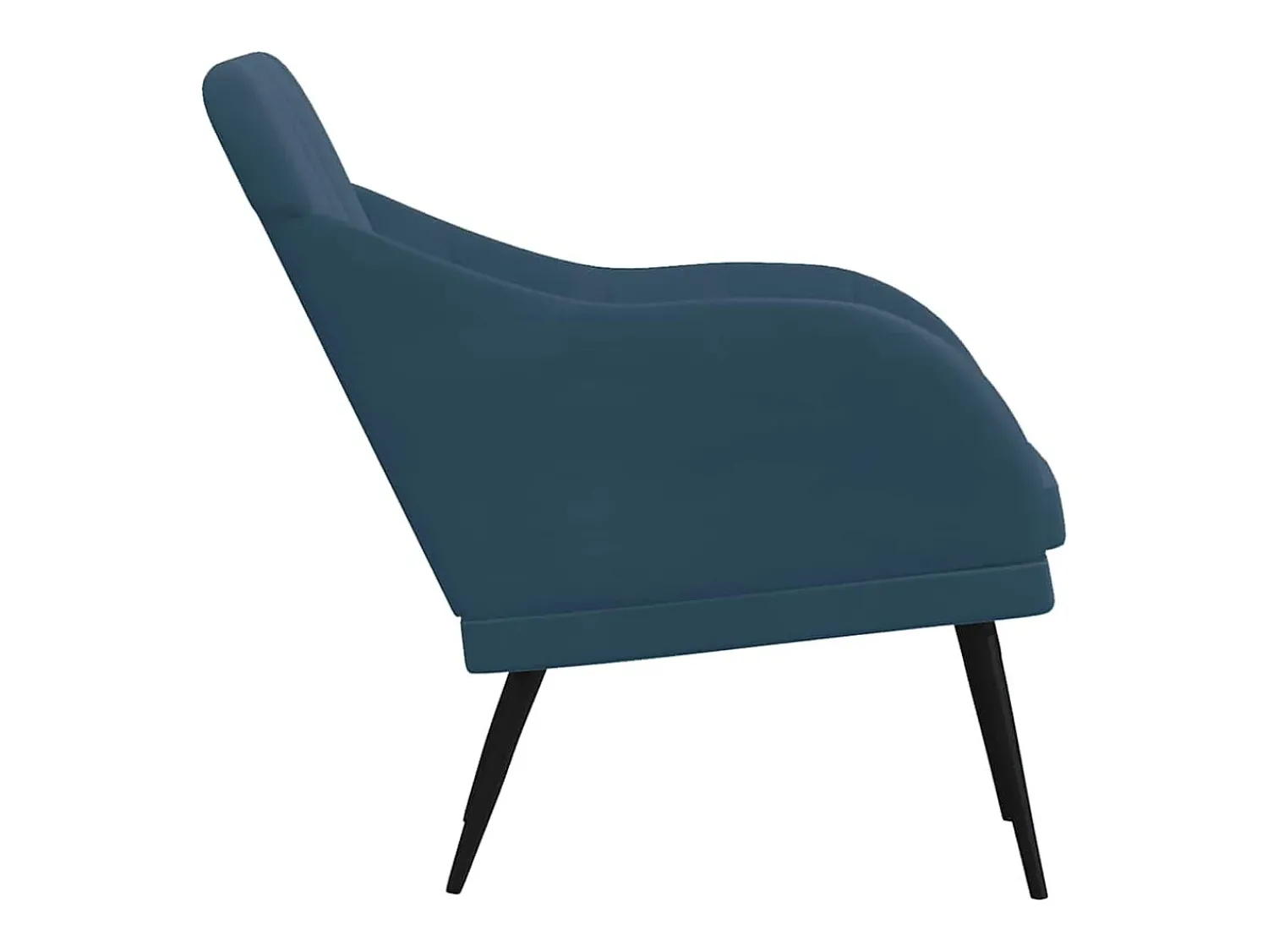 vidaxl Cadeira com apoio de braços 63x76x80 cm veludo^ Poltrona