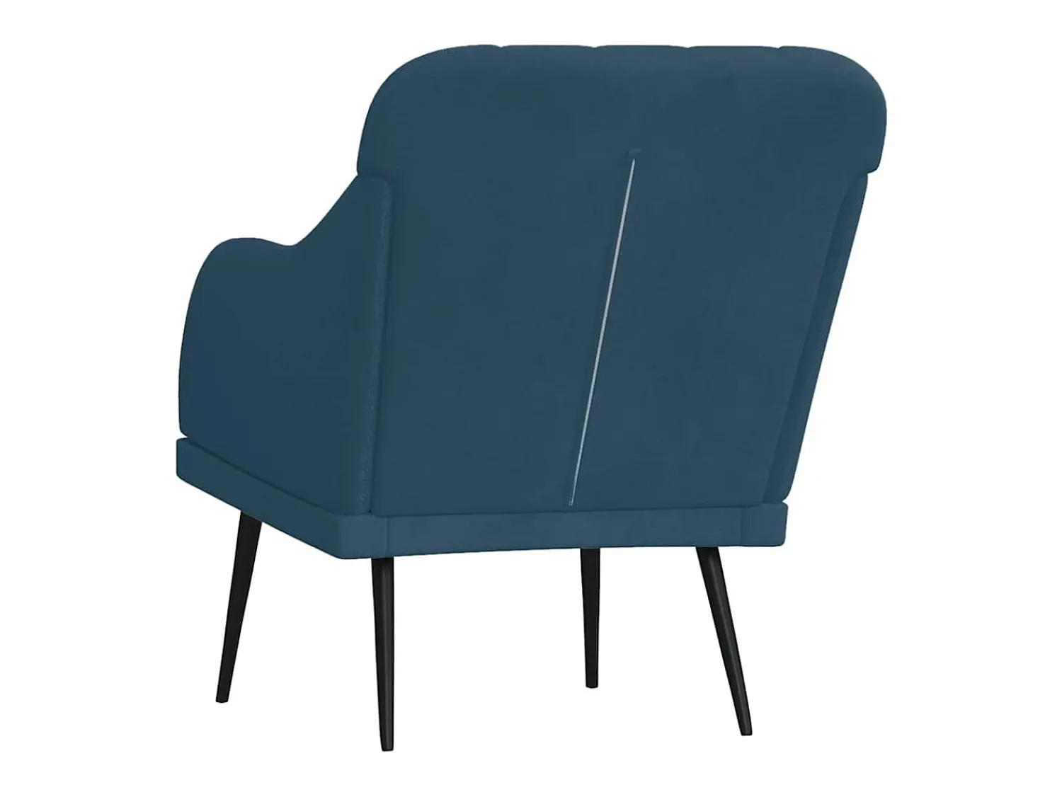 vidaxl Cadeira com apoio de braços 63x76x80 cm veludo^ Poltrona