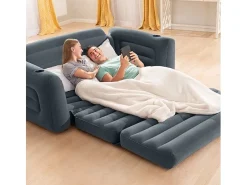 Sofá*Intex Cadeira convertível em cama 203x231x66 cm -escuro Cinzento