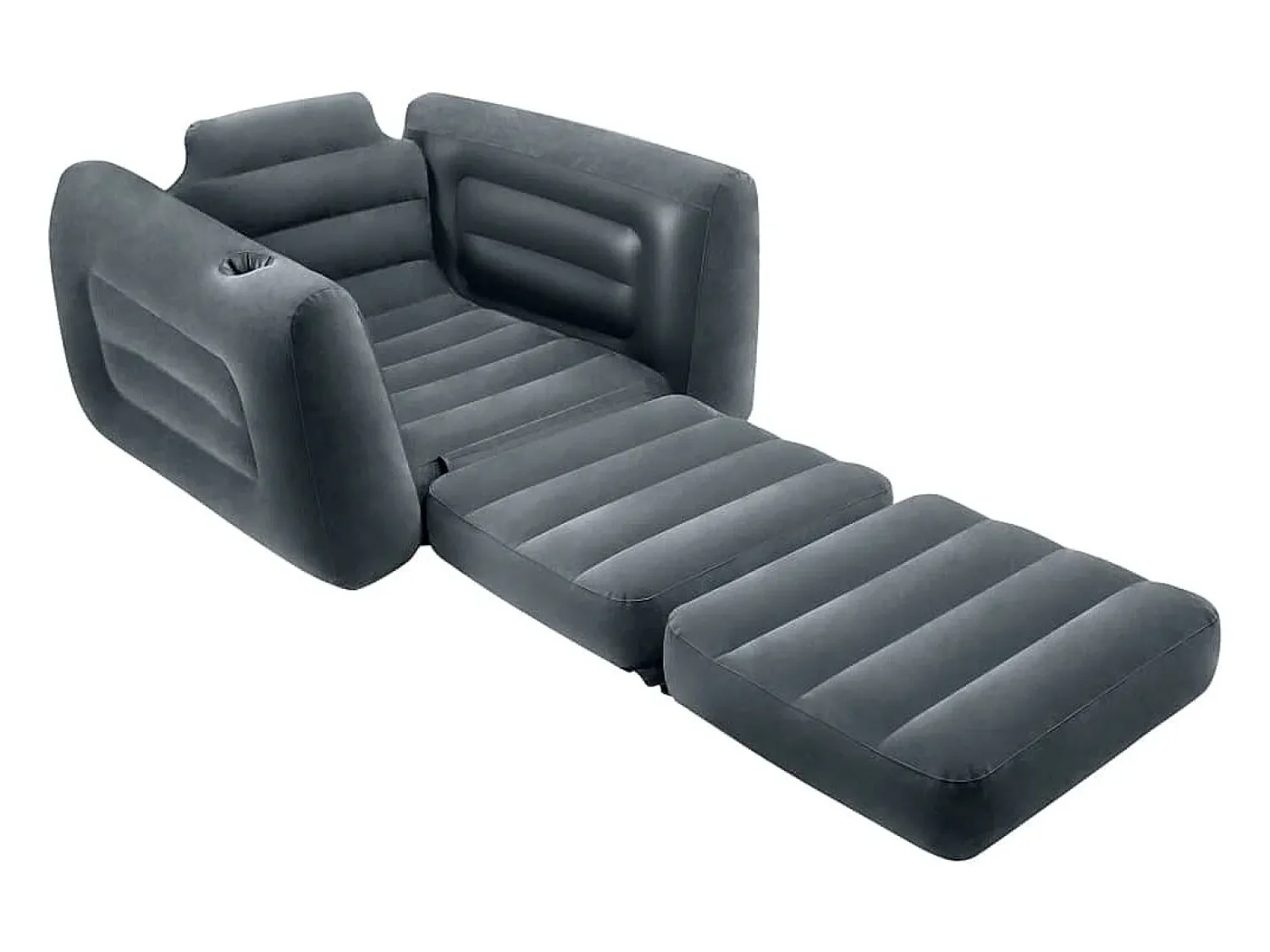 Intex Cadeira convertível em cama 117x224x66 cm -escuro Cinzento