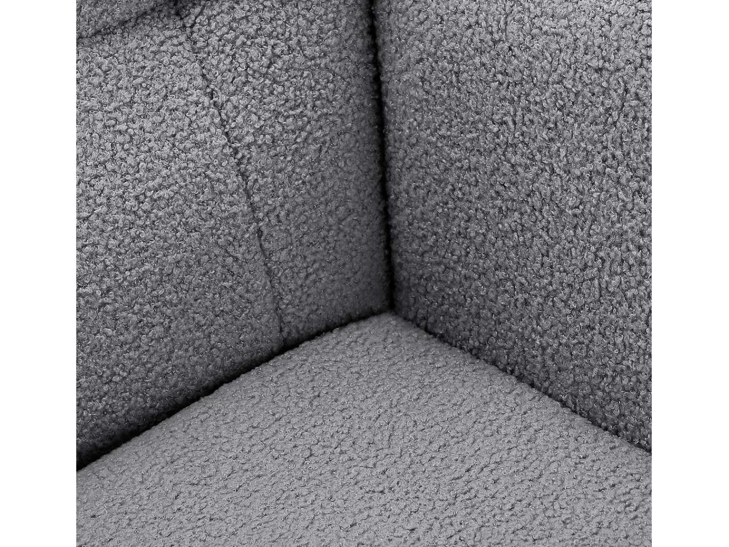 Sale Cadeira de balanço - Cadeira de sala para quarto - Capacidade de carga até 120 kg - Poliéster - Cinza - 68 x 75 x 92 cm Cinzento claro