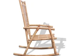 Poltrona| Cadeira de balanço de bambu PT644766 Castanho