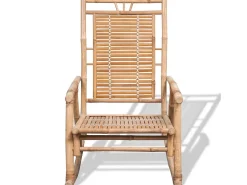 Poltrona| Cadeira de balanço de bambu PT644766 Castanho