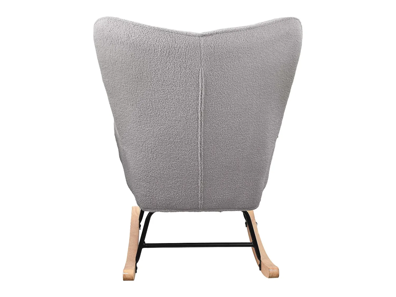 Poltrona* Cadeira de balanço para adultos - Cadeira de balanço ergonômica para áreas externas - para sala de estar - Cinza Cinzento