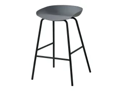 Hot Meublorama Cadeira de balcão design cinza. Coleção SIRA Cinzento