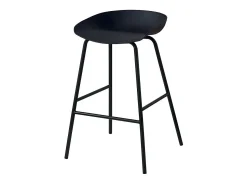 New Meublorama Cadeira de balcão design . Coleção SIRA Preto