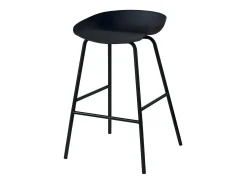 New Meublorama Cadeira de balcão design . Coleção SIRA Preto