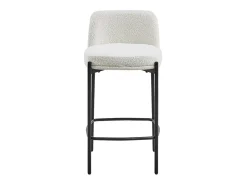 Banco|Meublorama Cadeira de balcão ELISE na cor branca, dimensões A91 x L44 x P42 cm, ideal para um balcão moderno. Branco