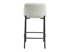 Banco|Meublorama Cadeira de balcão ELISE na cor branca, dimensões A91 x L44 x P42 cm, ideal para um balcão moderno. Branco