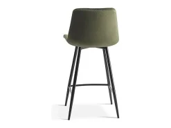 Banco|Meublorama Cadeira de balcão 'Jute' Veludo , dimensões: A95 x L46 x P36 cm Verde
