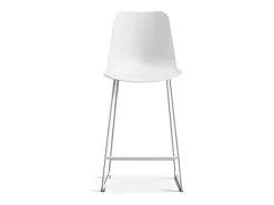 Best Meublorama Cadeira de balcão 'Mario' PP Branca, dimensões: A100,5 x L51 x P44cm Branco