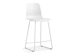 Best Meublorama Cadeira de balcão 'Mario' PP Branca, dimensões: A100,5 x L51 x P44cm Branco