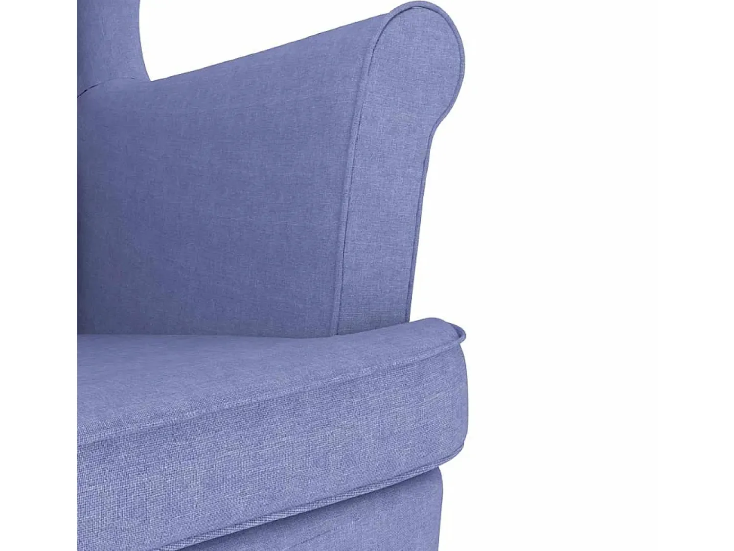 Sale Cadeira de baloiço | Poltrona | Cadeira Relax 74x90x102 cm tecido ganga SHL148737 Azul