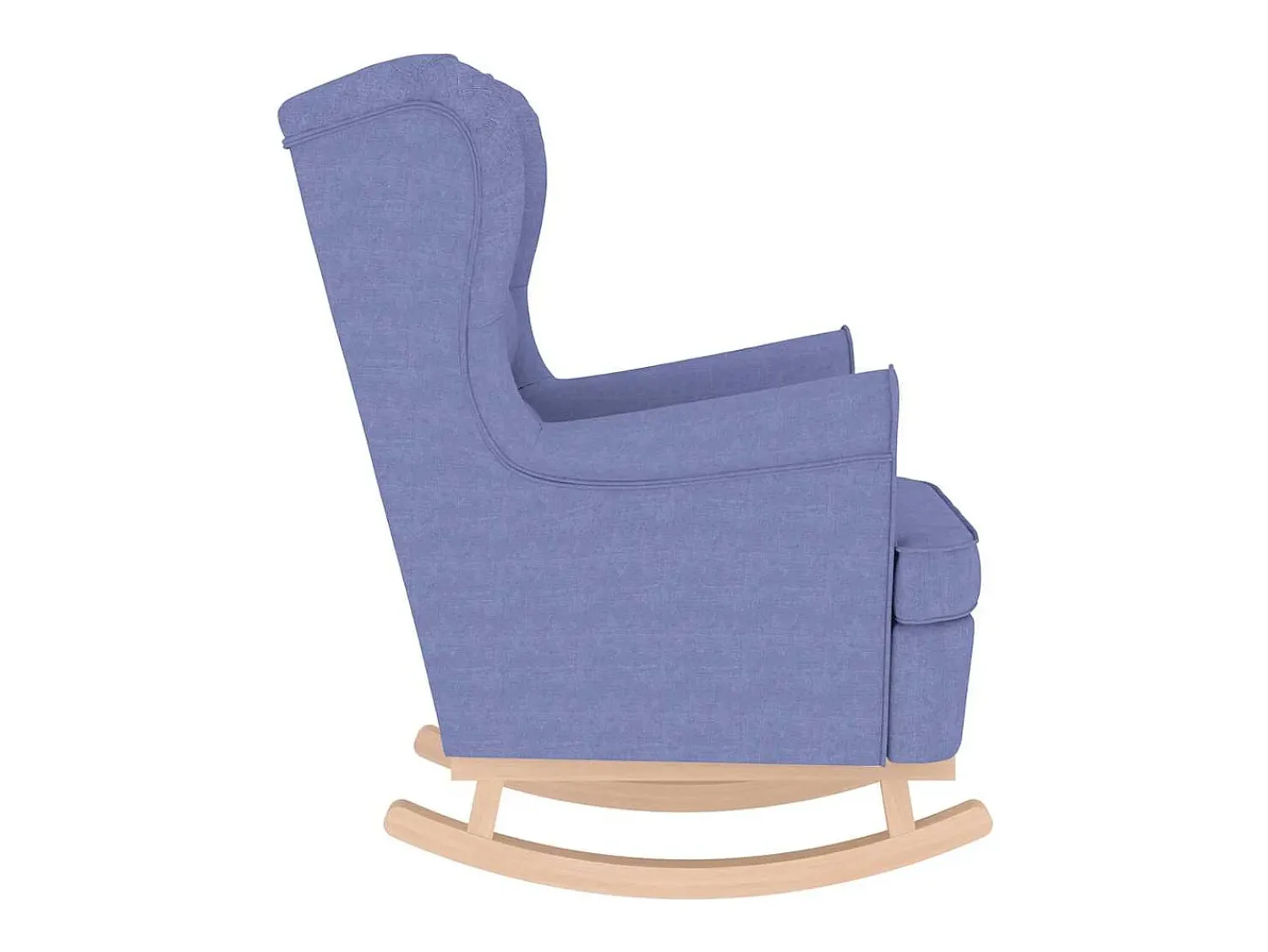 Sale Cadeira de baloiço | Poltrona | Cadeira Relax 74x90x102 cm tecido ganga SHL148737 Azul