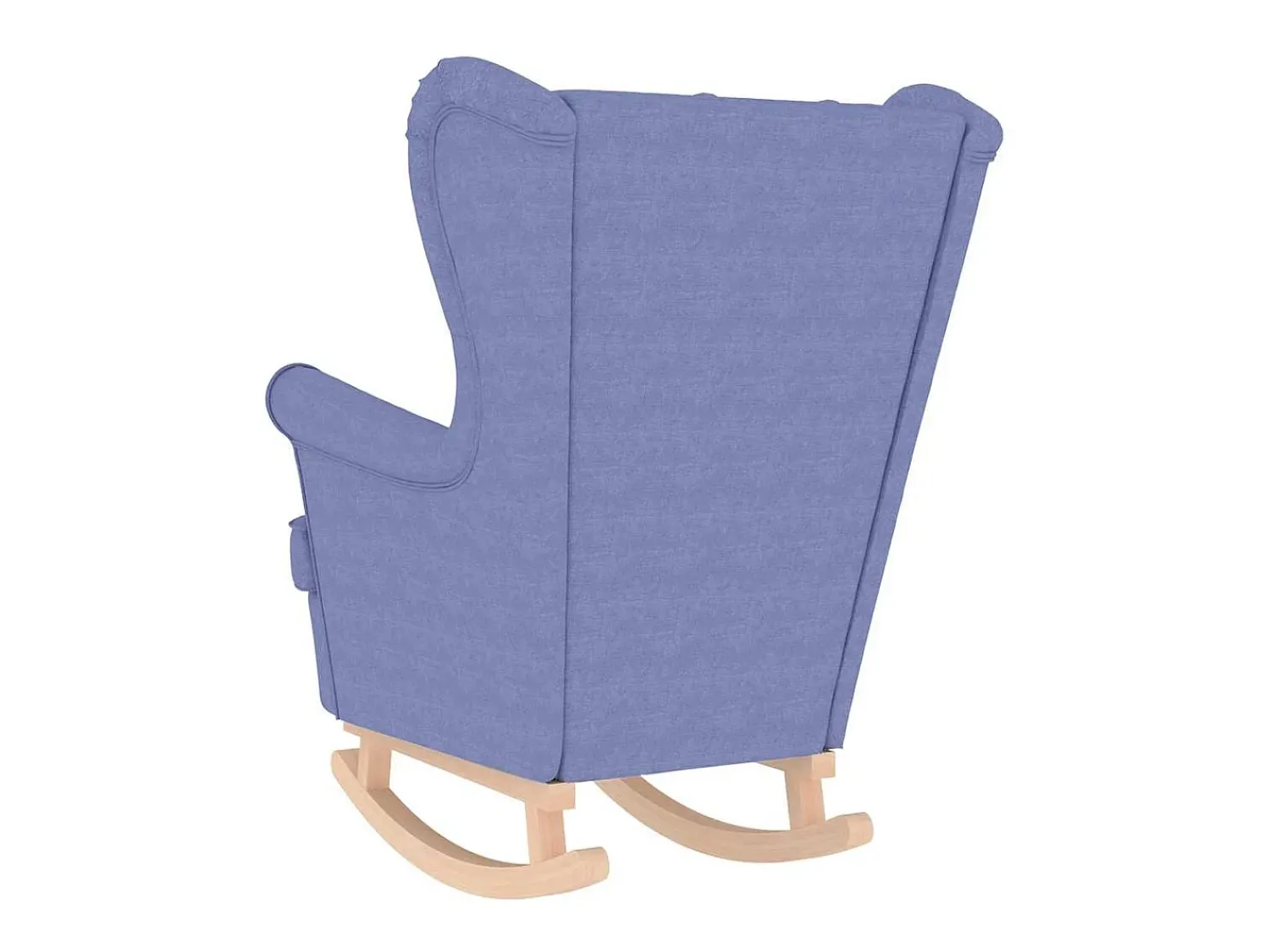 Sale Cadeira de baloiço | Poltrona | Cadeira Relax 74x90x102 cm tecido ganga SHL148737 Azul