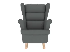 Cadeira de baloiço | Poltrona | Cadeira Relax 74x90x102 cm tecido cinzento-escuro SHL318524^ Poltrona