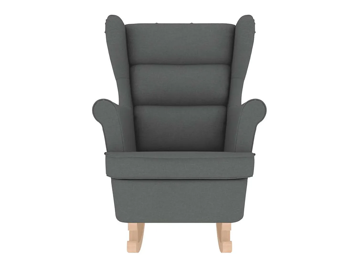 Cadeira de baloiço | Poltrona | Cadeira Relax 74x90x102 cm tecido cinzento-escuro SHL318524^ Poltrona