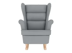Poltrona| Cadeira de baloiço | Poltrona | Cadeira Relax 74x90x102 cm tecido -claro SHL887239 Cinzento