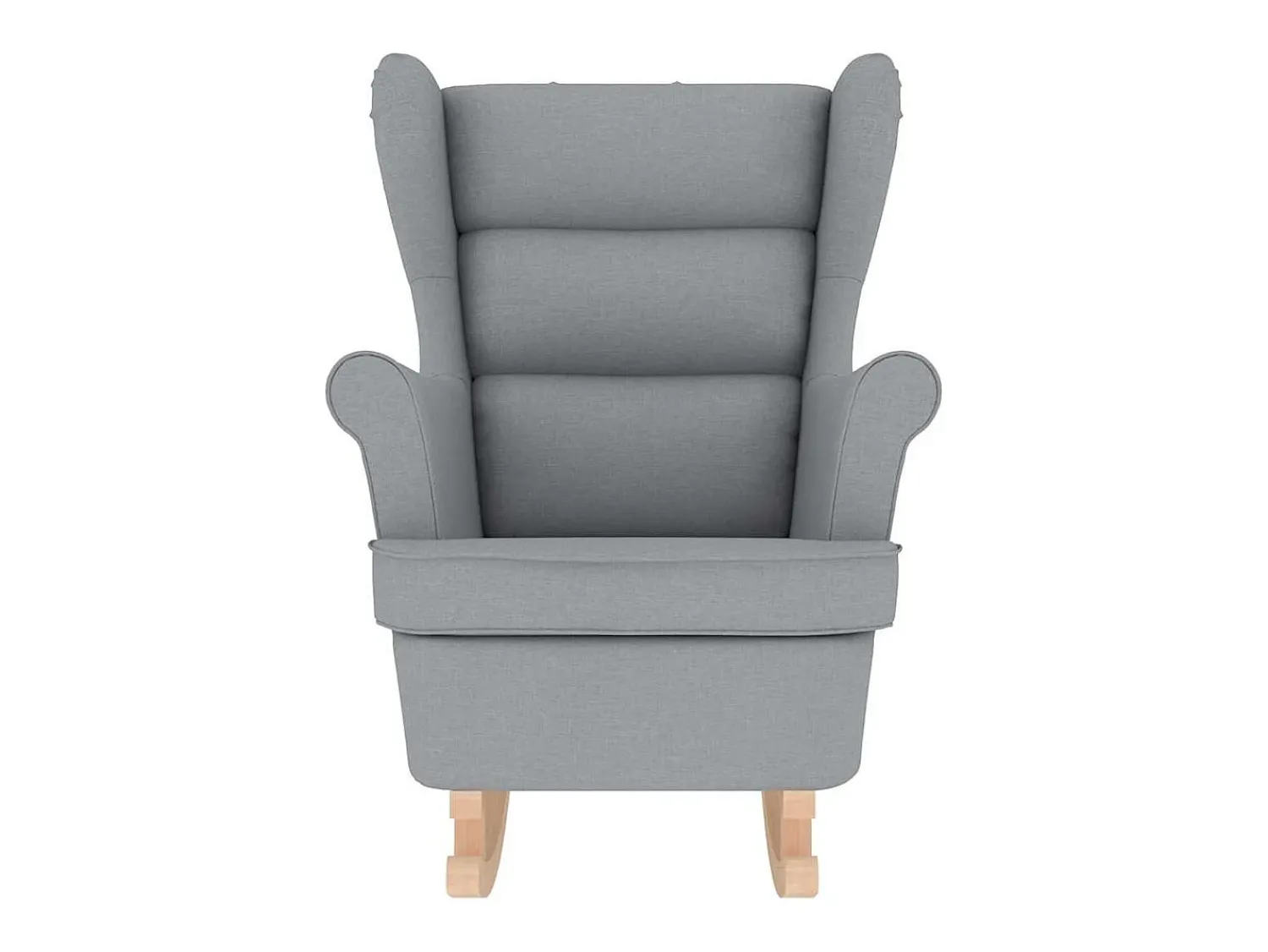 Poltrona| Cadeira de baloiço | Poltrona | Cadeira Relax 74x90x102 cm tecido -claro SHL887239 Cinzento