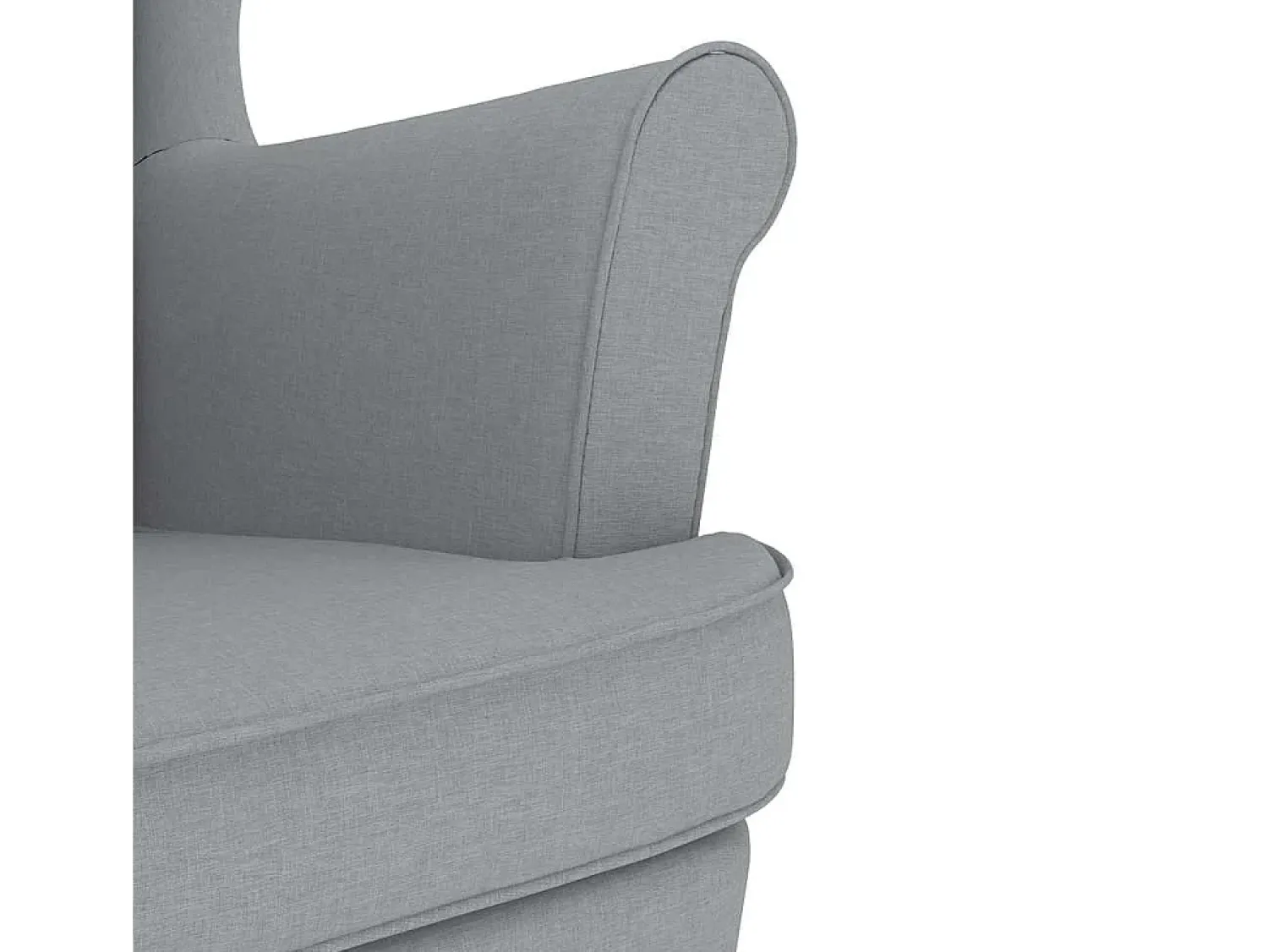 Poltrona| Cadeira de baloiço | Poltrona | Cadeira Relax 74x90x102 cm tecido -claro SHL887239 Cinzento