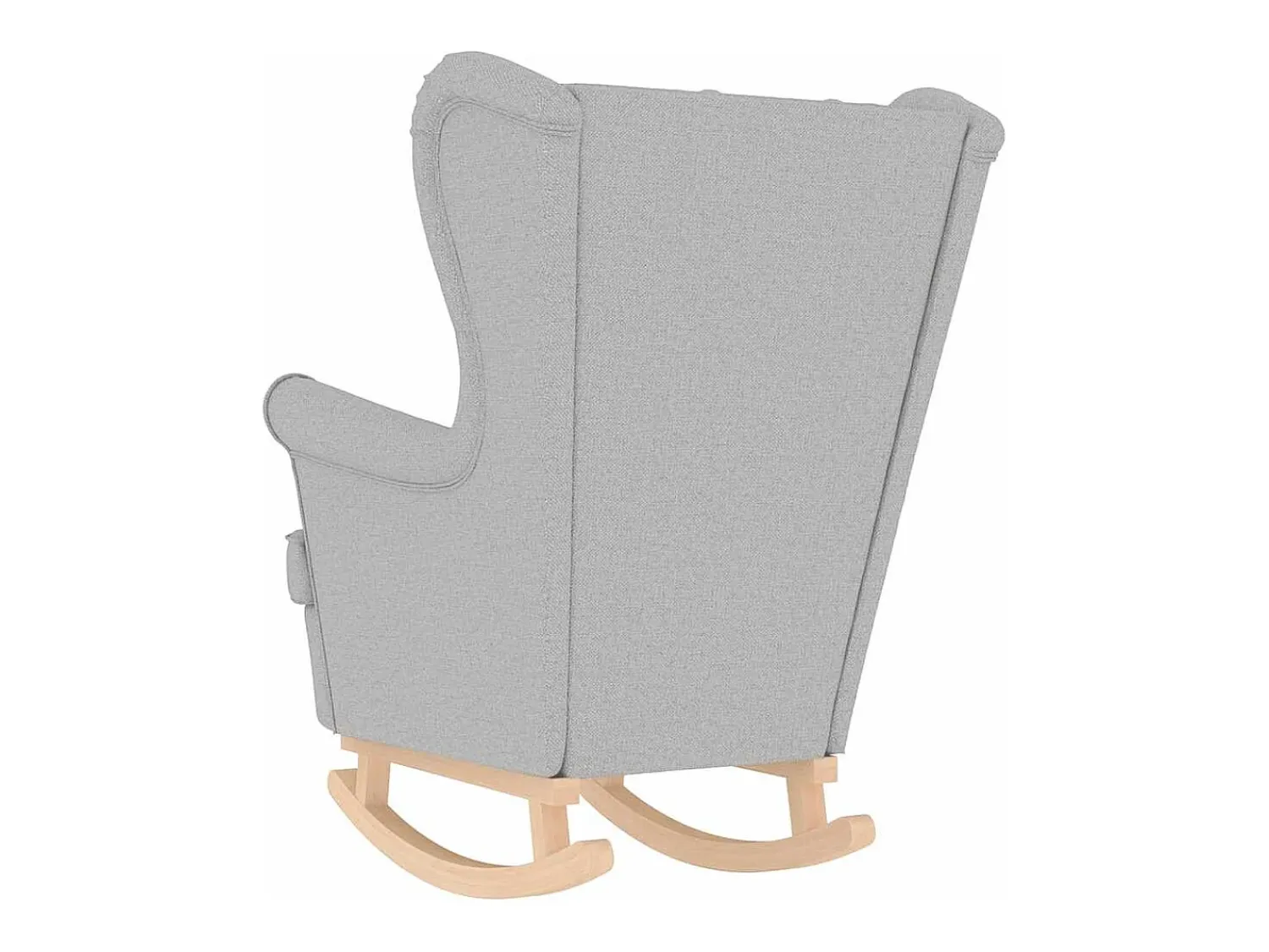 Poltrona* Cadeira de baloiço | Poltrona | Cadeira Relax 74x90x102 cm tecido -nublado SHL203663 Cinzento