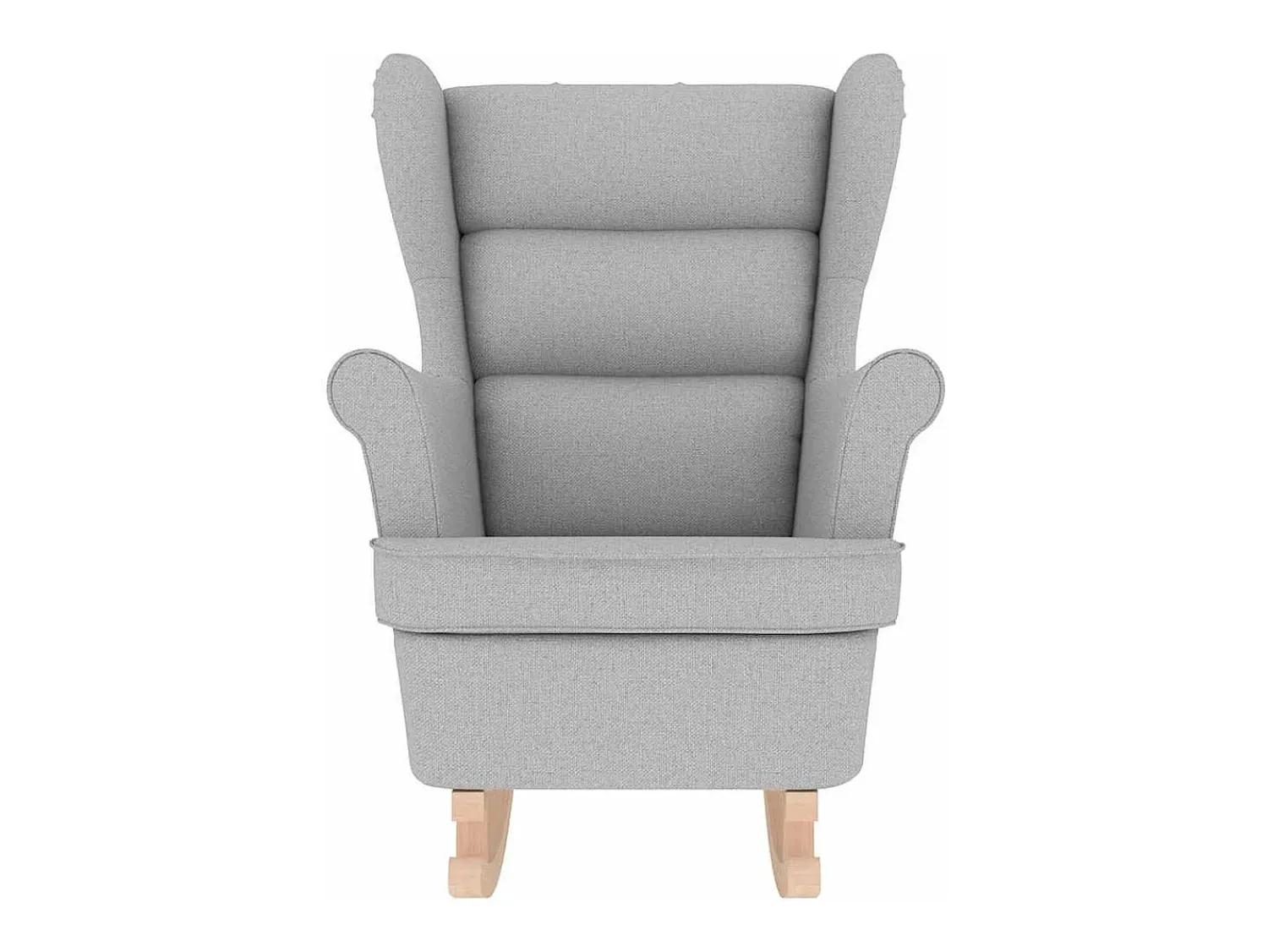 Poltrona* Cadeira de baloiço | Poltrona | Cadeira Relax 74x90x102 cm tecido -nublado SHL203663 Cinzento