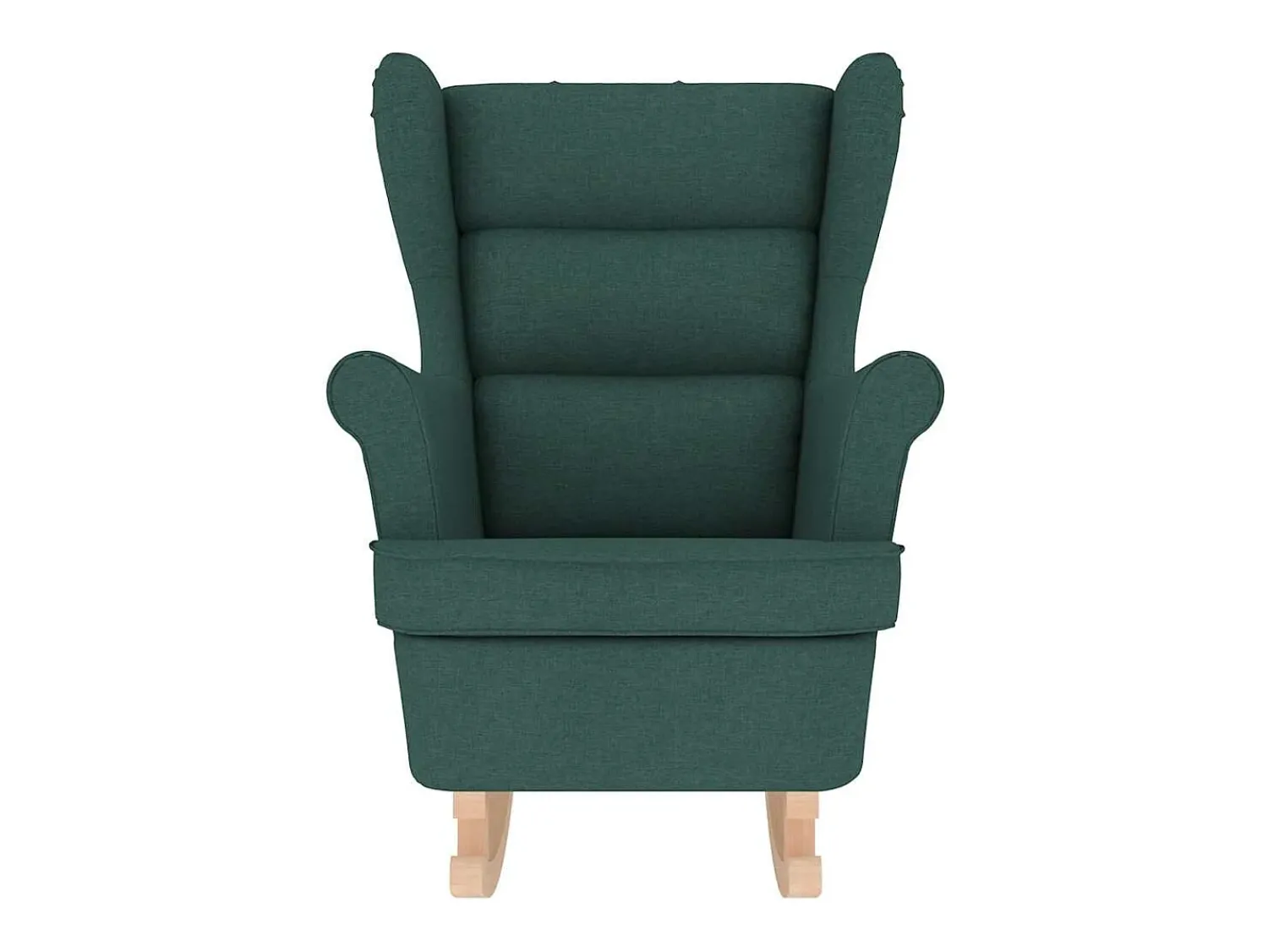 Outlet Cadeira de baloiço | Poltrona | Cadeira Relax 74x90x102 cm tecido verde-escuro SHL448210 Verde pinho