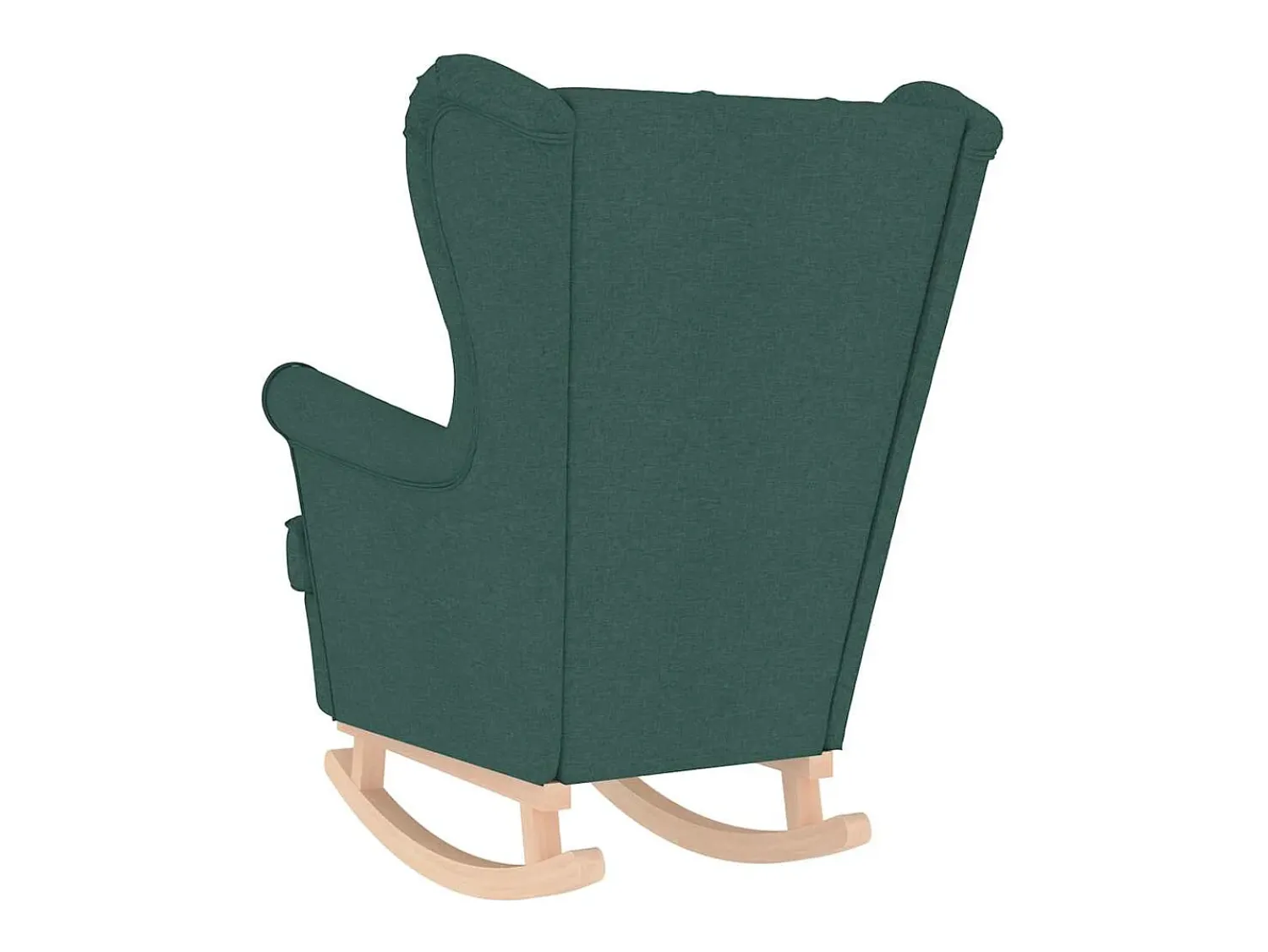 Outlet Cadeira de baloiço | Poltrona | Cadeira Relax 74x90x102 cm tecido verde-escuro SHL448210 Verde pinho