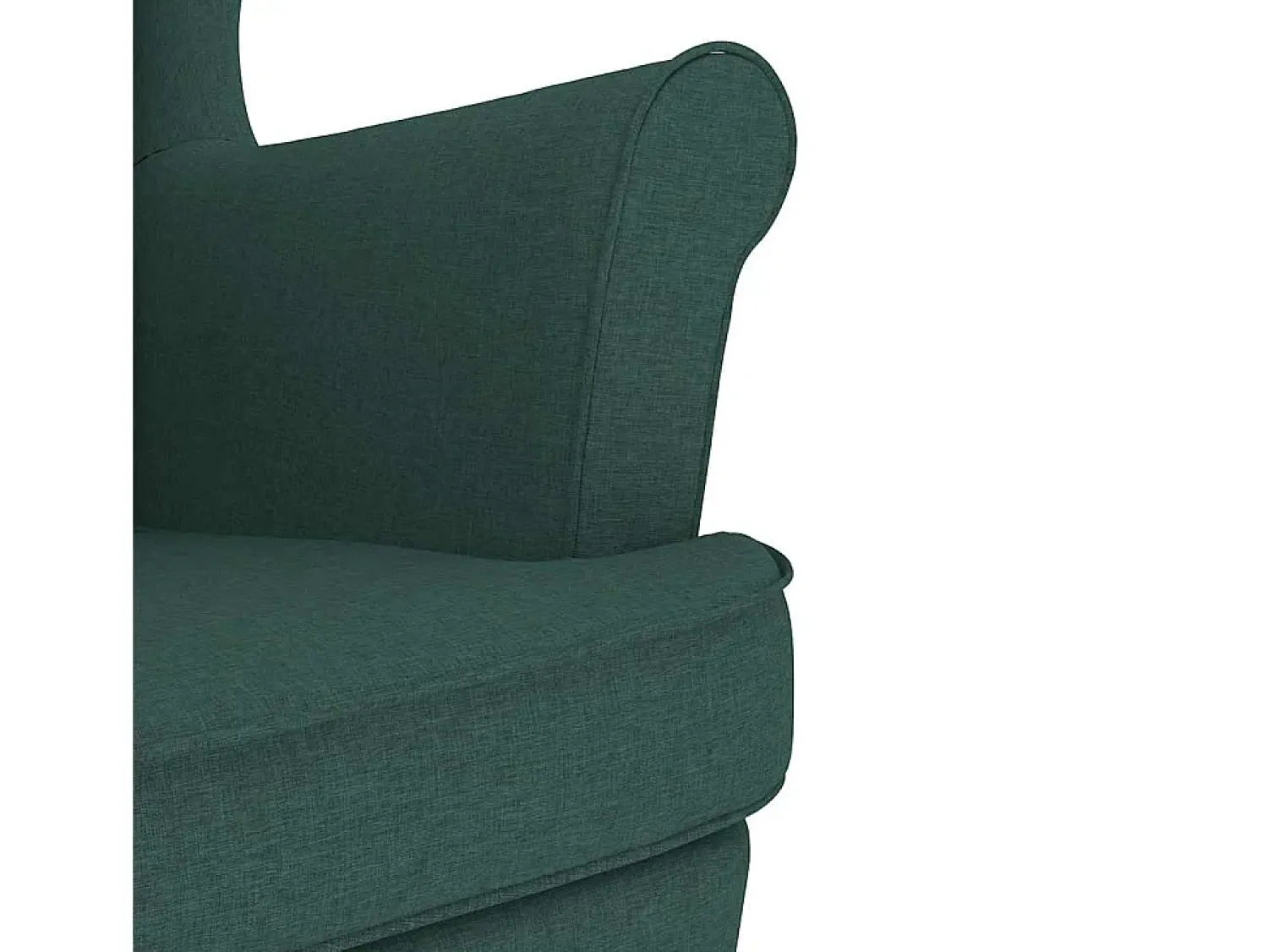 Outlet Cadeira de baloiço | Poltrona | Cadeira Relax 74x90x102 cm tecido verde-escuro SHL448210 Verde pinho