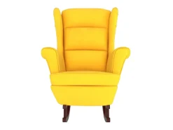 Best Cadeira de baloiço c/ pernas de metal e banco veludo PT549060 Amarelo