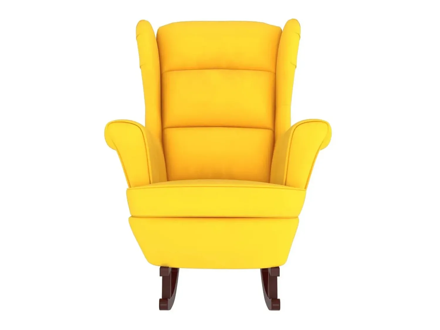 Best Cadeira de baloiço c/ pernas de metal e banco veludo PT549060 Amarelo