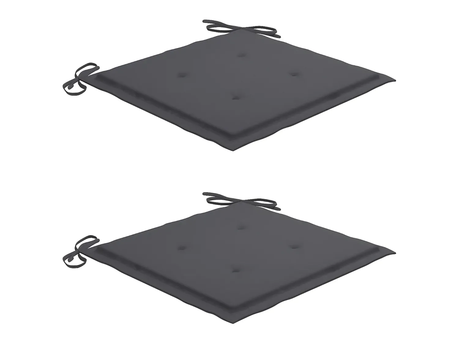 Outlet Cadeira de baloiço com almofadão antracite teca maciça PT571878 Castanho