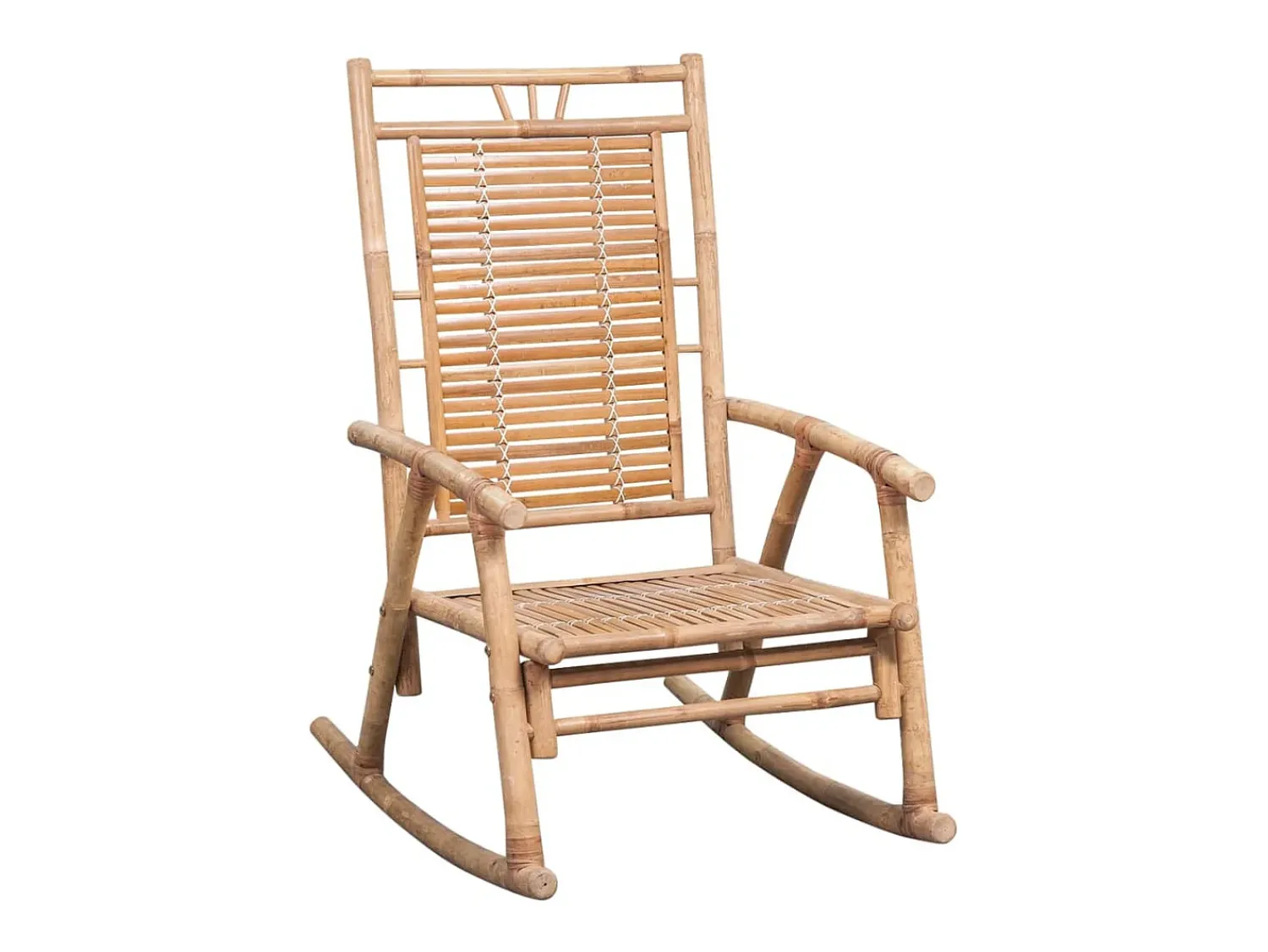 Outlet Cadeira de baloiço com almofadão bambu PT328820 Cinza antracite
