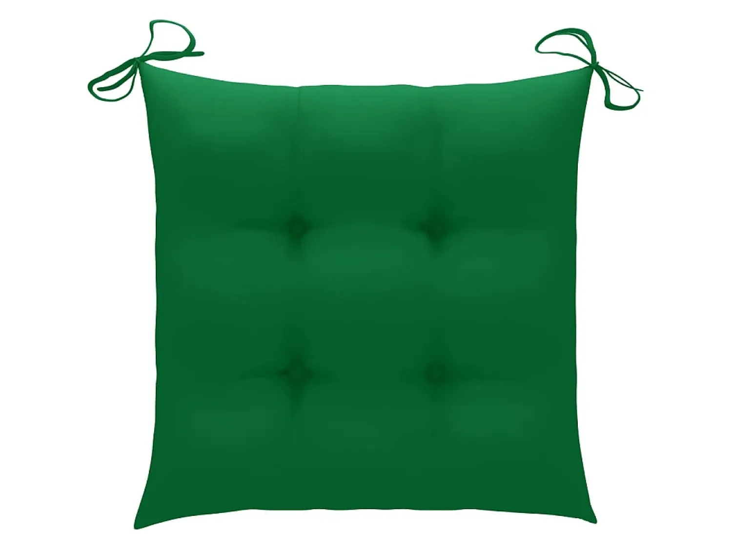 Clearance Cadeira de baloiço com almofadão verde teca maciça PT380744 Castanho