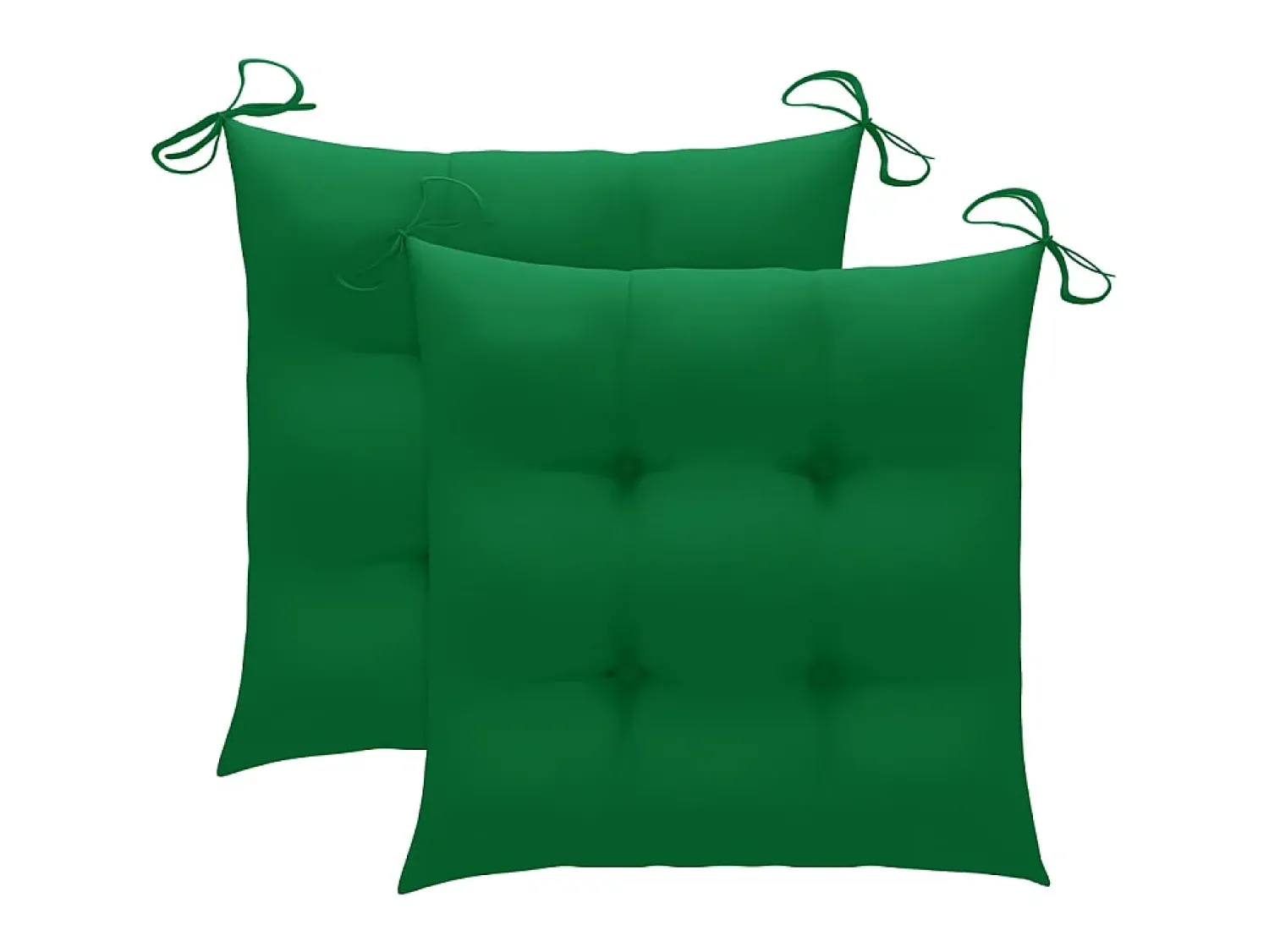 Clearance Cadeira de baloiço com almofadão verde teca maciça PT380744 Castanho