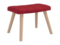 Poltrona* Cadeira de baloiço com banco tecido tinto PT903164 Vermelho