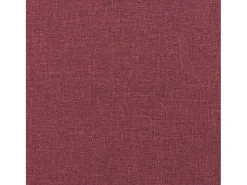 vidaxl Cadeira de baloiço com banco tecido tinto Vermelho