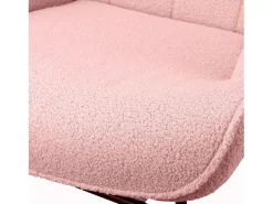 New Cadeira de baloiço para adulto - Cadeira de baloiço ergonómica para exteriores - para sala de estar - Jardim - Quarto - Rosa
