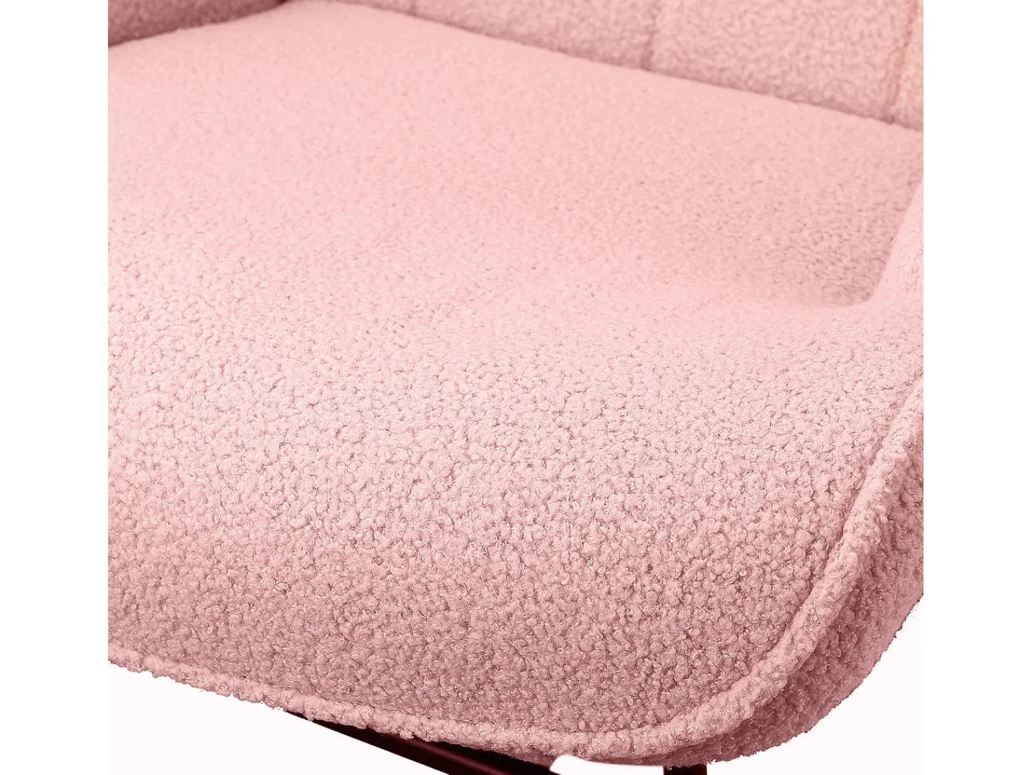 New Cadeira de baloiço para adulto - Cadeira de baloiço ergonómica para exteriores - para sala de estar - Jardim - Quarto - Rosa
