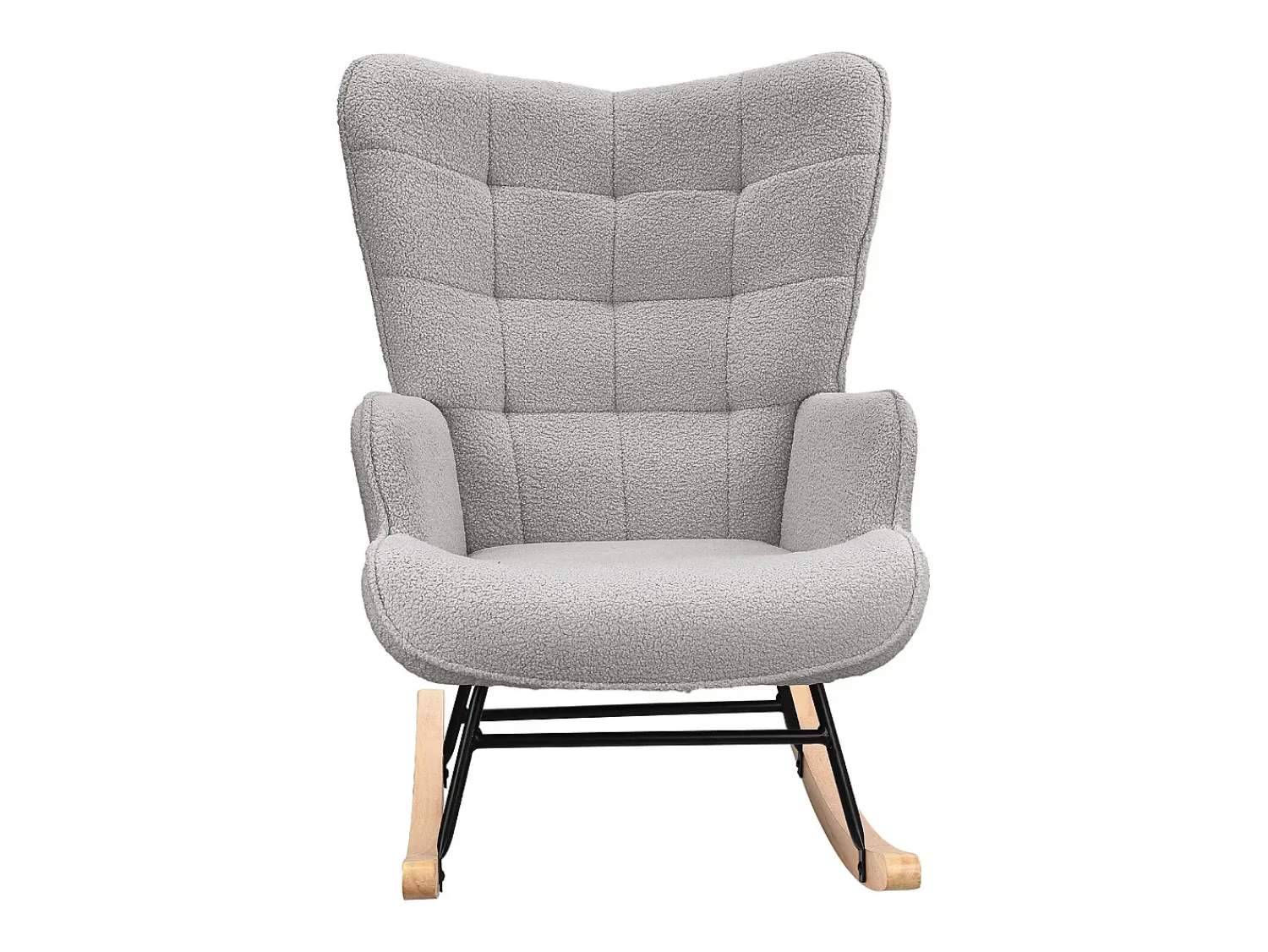 Best Cadeira de baloiço para adulto - Cadeira de baloiço ergonómica para exterior - para sala de estar - jardim - quarto - Cinzento