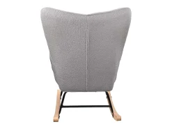 Best Cadeira de baloiço para adulto - Cadeira de baloiço ergonómica para exterior - para sala de estar - jardim - quarto - Cinzento