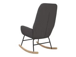 Best vidaxl Cadeira de baloiço tecido -claro Cinzento